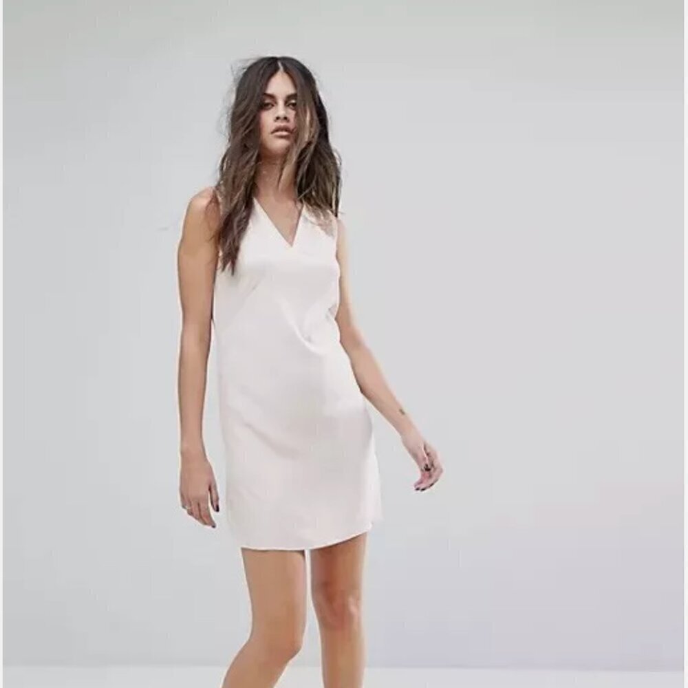 Allsaints Prism women dress v-neck ivory lace size 0